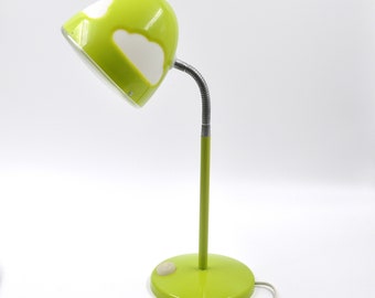 Ikea Skojig Table Desk Light - Green and White Clouds lamp - Henrik Preutz - vintage child room children Nursery