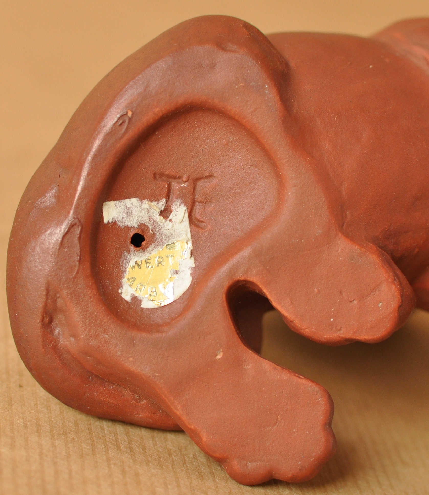 Keramik Welpen Stil von Karlsruhe majolika Hund Lilly Etsy