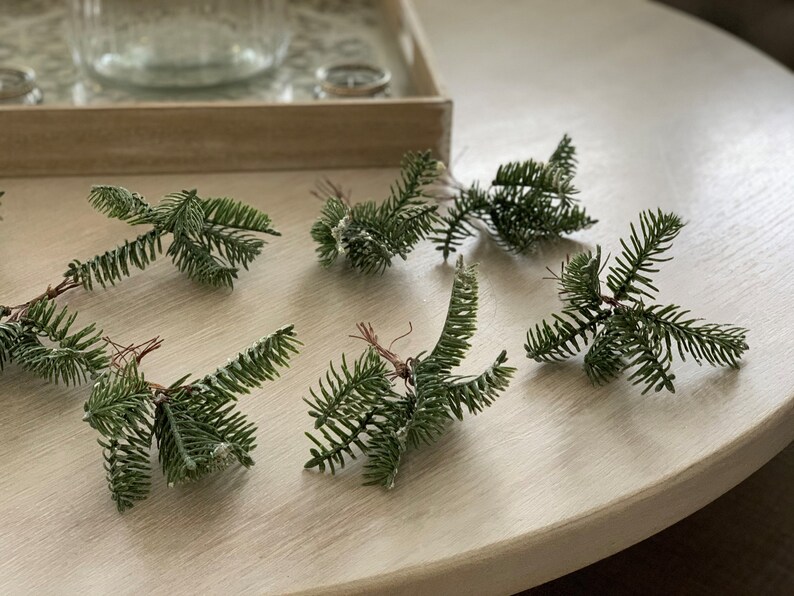 Mrs Hinch gift wrapping faux Christmas x1 fake greenery pine Etsy