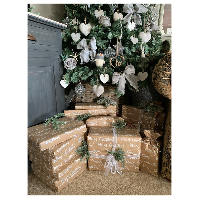 Mrs Hinch Gift Wrapping Faux Christmas X1 Fake Greenery Pine Etsy UK