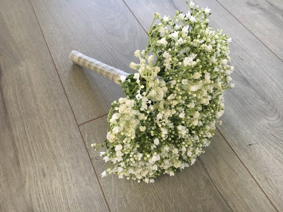 artificial gypsophila bridesmaid bouquet