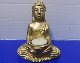 New Buddha Tea Candle Holder Statue