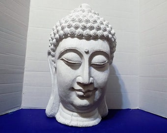 NEW Large Buddha Head Figurine Statue Sculptures Hindu Figurine Zen Buddhism
