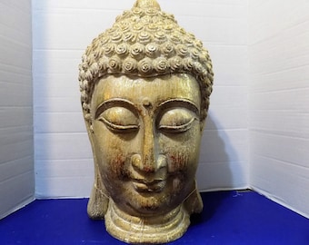 NEW Large Buddha Head Figurine Statue Sculptures Hindu Zen Buddhism