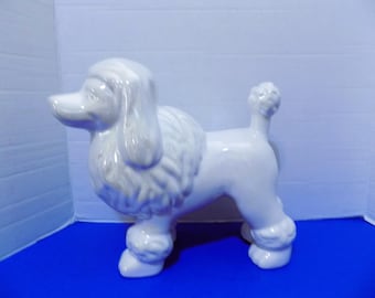 NEW Fancy French Poodle Statue Figurine Dog Modern Art Home Decor