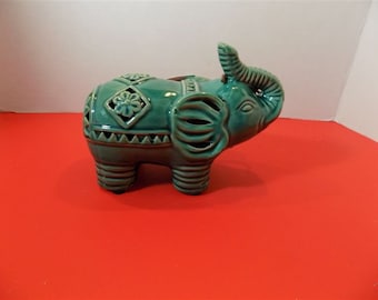 NEW Good Luck Elephant Figurine GC Naturals Potpourri Sachet Holder Scent