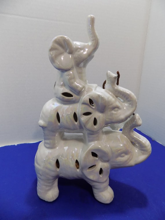 NEW GC Home Decor Elephant Potpourri Holder Art & Collectibles