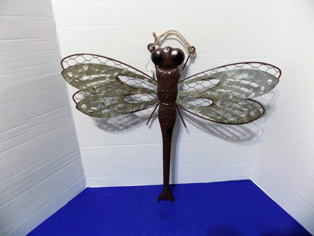 NEW Metal Dragonflies Wall Art Hanging Etsy