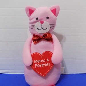 NEW Loving Cat Stuffed Animal Bean Bag Wrap Kitty