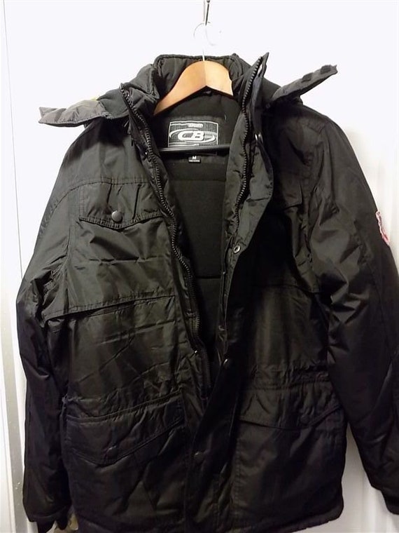 Men's Winter Hoodie Jacket Black
