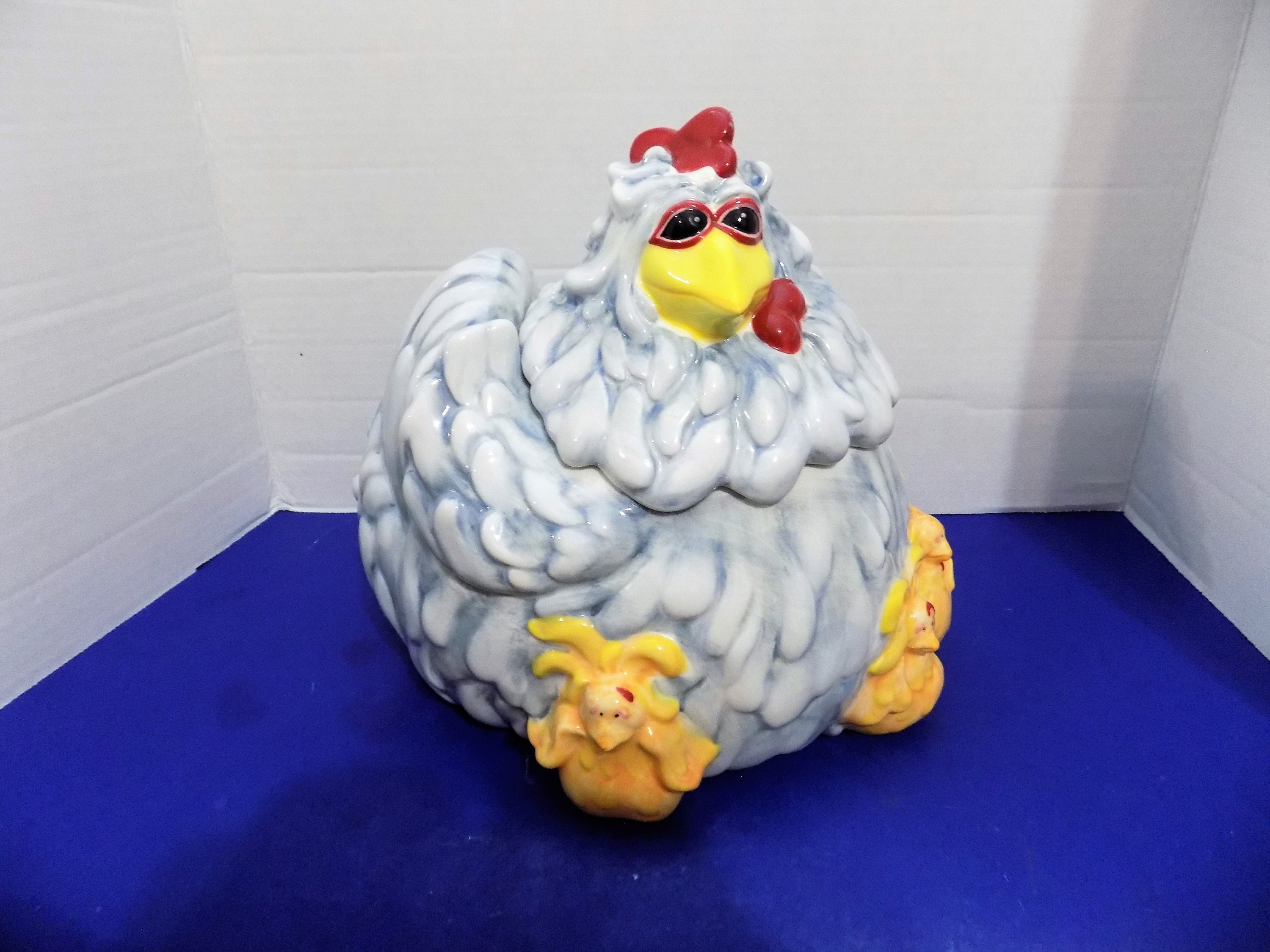 Mercedese Bantz Art Hen Chicken Cookie Jar Country Farmhouse Chicks - Etsy