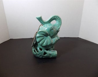 NEW Good Luck Elephant Figurine GC Naturals Potpourri Sachet Holder Scent