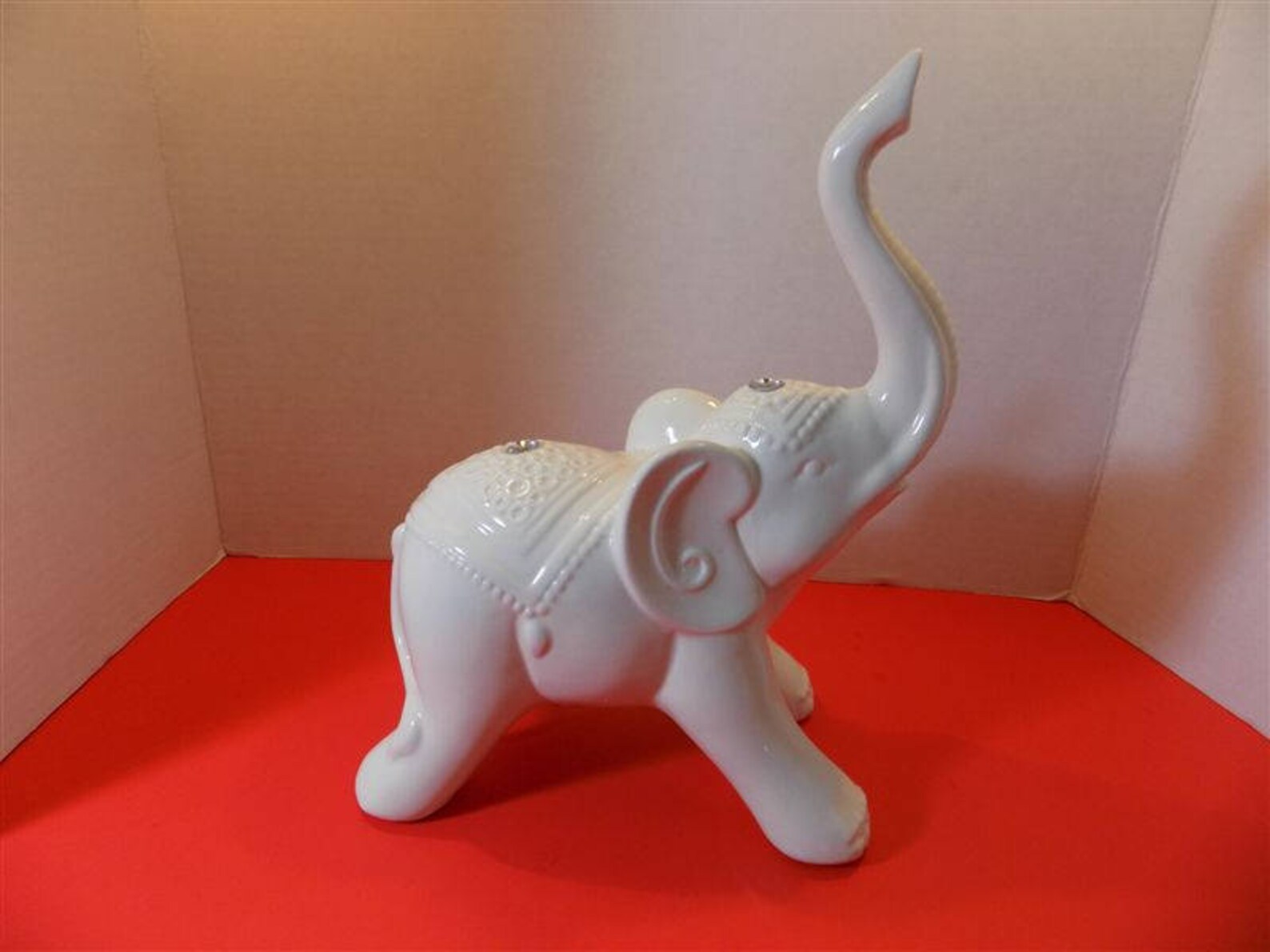 NEW Ceramic Good Luck Elephant Figurine Zen Asian Hindu Home Etsy