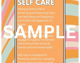 Self Care Printable