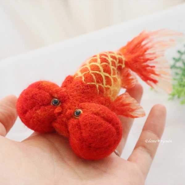 Needle Felt Goldfish Etsy