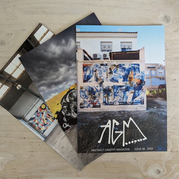 AGM Dreierpack - Ausgabe 6, 7 & 8 - Abstraktes Graffiti-Magazin - ein Zine für Graffiti-Kunst