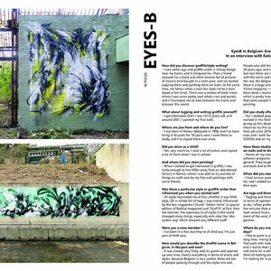 AGM 8 Abstract graffiti magazine Issue 08. Comes with stickersheet image 7