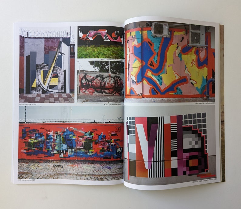 AGM 8 Abstract graffiti magazine Issue 08. Comes with stickersheet image 4