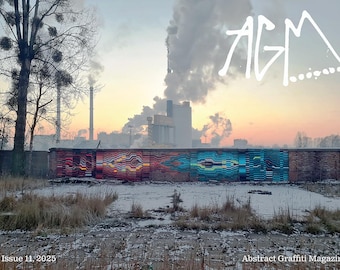 AGM 11 - Abstract graffiti magazine Issue 11 - the Book.  Comes with stickersheet and double sided poster.