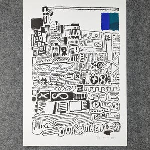 Gathering pt.1 - Riso print - Risograph Print