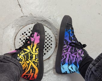 Ollio - unique canvas shoes with pattern by Ollio