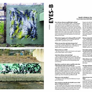 Triple pack AGA Numéros 6, 7 et 8 Magazine de graffiti abstrait image 5