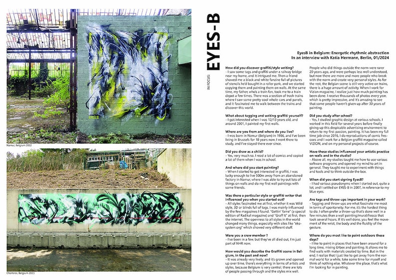 Triple pack AGA Numéros 6, 7 et 8 Magazine de graffiti abstrait image 5