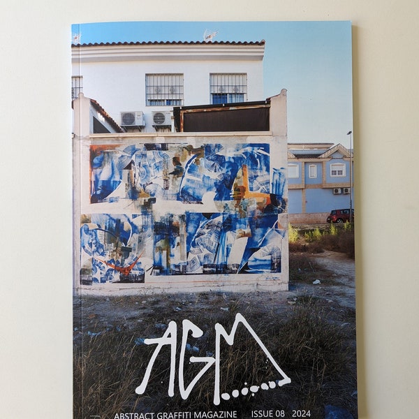 AGM 8 – Abstraktes Graffiti-Magazin, Ausgabe 08. Wird mit Stickerbogen geliefert