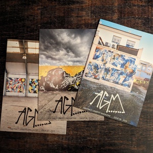 AGM Triple pack Issue 6, 7 & 8 Abstract graffiti magazine a graffiti art zine image 1