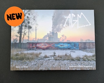 AGM 11 - Abstract graffiti magazine Issue 11 - the Book.  Comes with stickersheet and double sided poster.