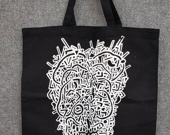 Ollio Tote bag with original artwork, limited edition.