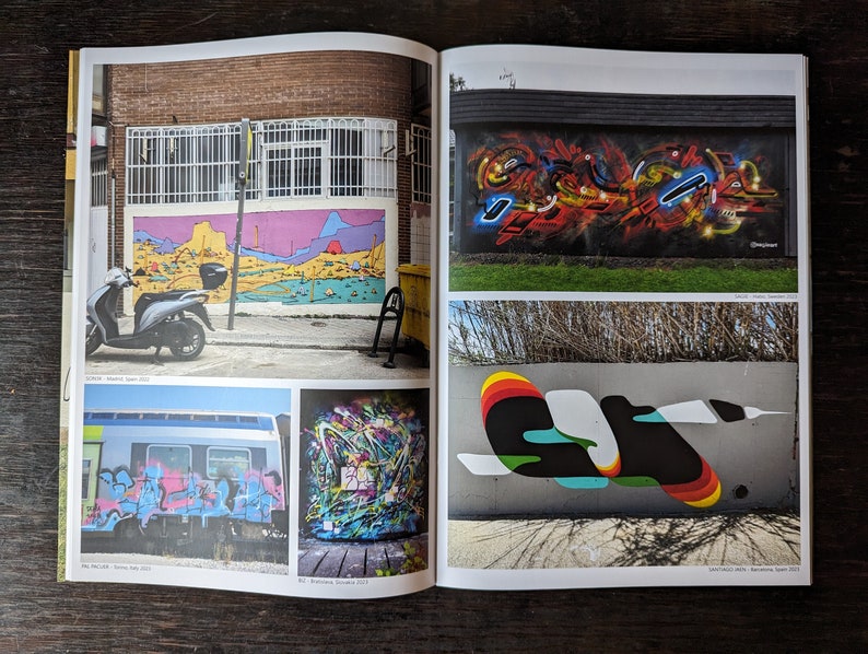 AGM Pack Heft 7 & 8 Abstraktes Graffiti Magazin Bild 4