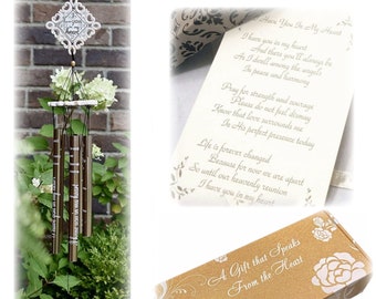 Memorial Windchimes In Loving Memory and Celebration of Life, Sympathy Gift When a Loved One Passes