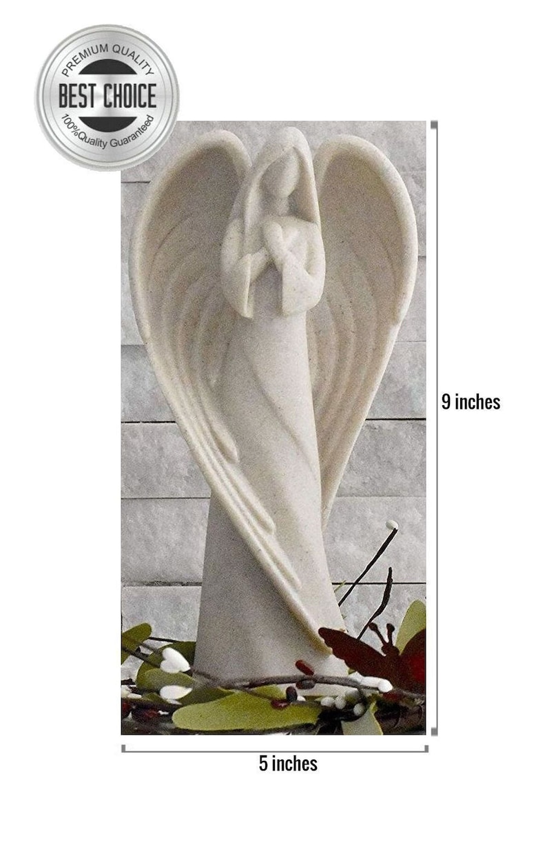 Angel Statue Sympathy Gift, Memorial Keepsake for When Someone Passes Away image 3