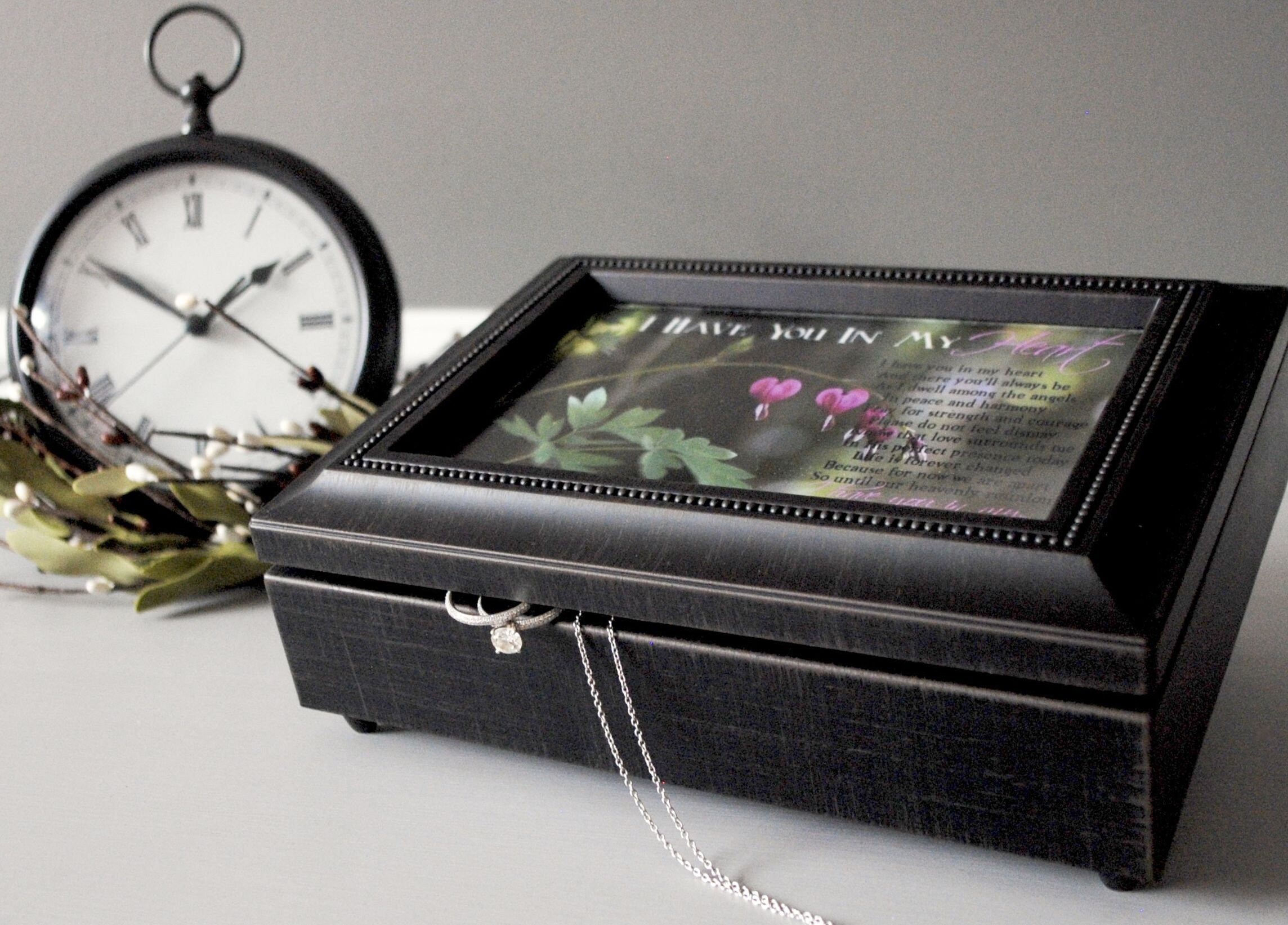 Unique Sympathy Gift Music Box with Comforting Poem Message Etsy