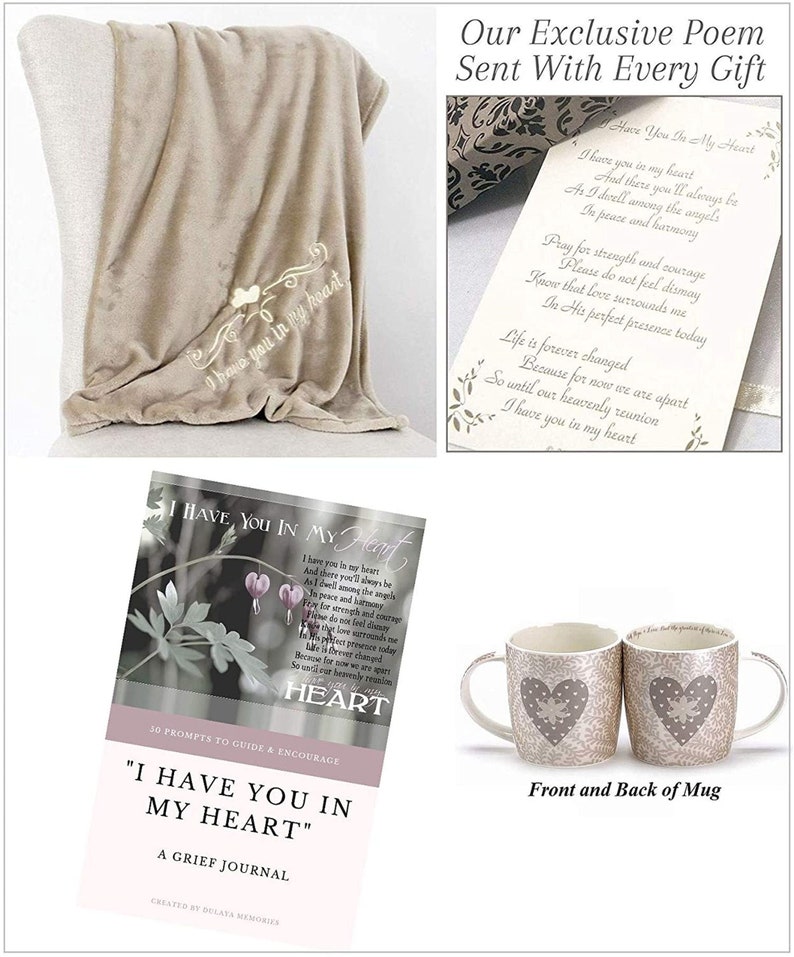 Memorial Gift Blanket Set for Loss of Loved One Includes Etsy