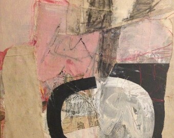 Mixed Media Painted Collage