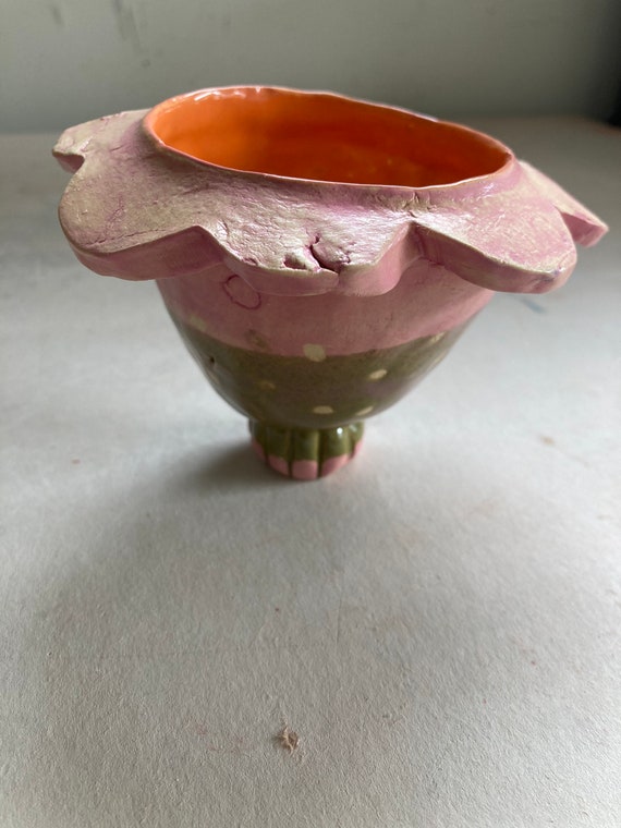 Hand Built Ceramic Vessel Etsy