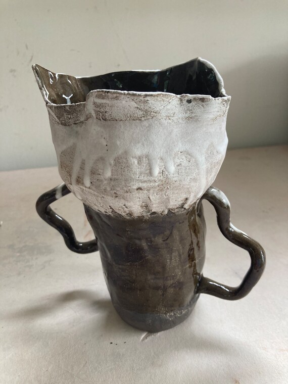 Hand Built Ceramic Vessel Etsy