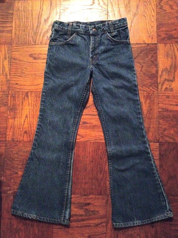 womens levi bell bottom jeans