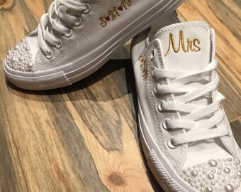 wedding converse etsy