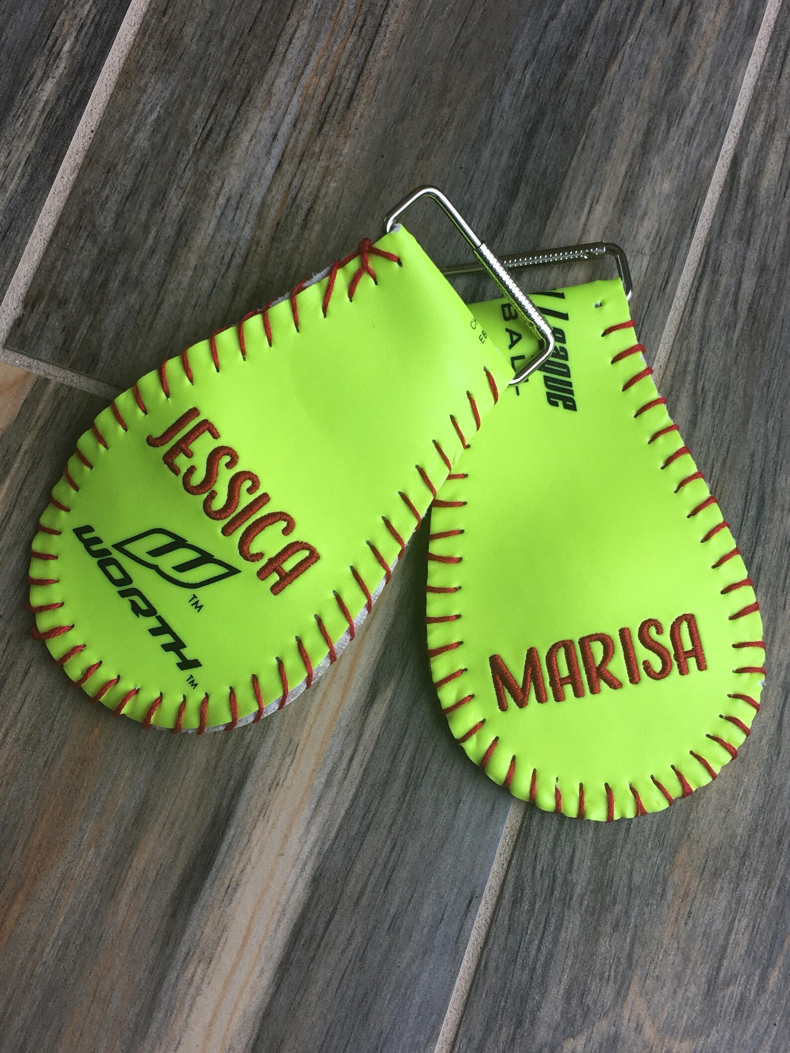 Softball Bag Tag Sports Bag Tag Luggage Tag Keychain Etsy