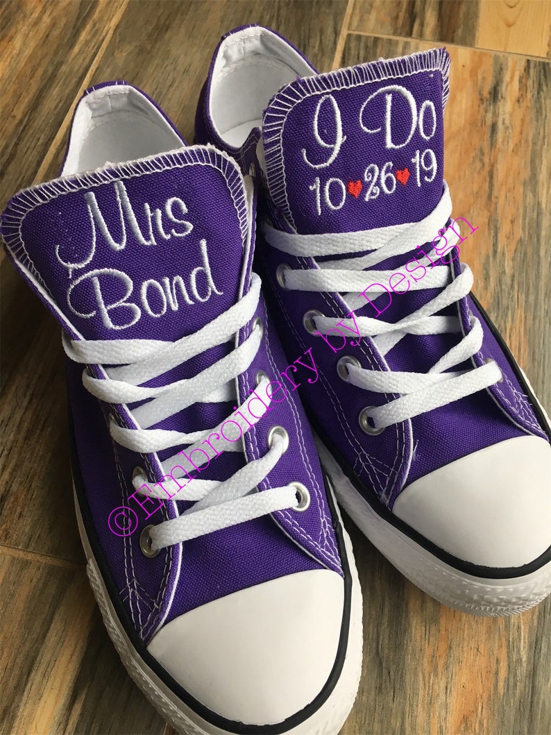 monogrammed converse tennis shoes