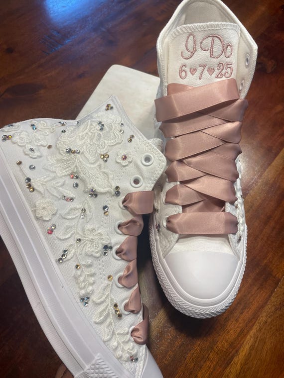 Converse Pizzo Sposa Converse Con Merletto Converse All Star