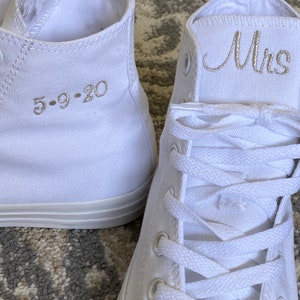 embroidered wedding converse