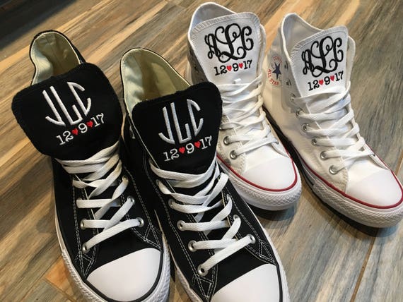 etsy monogram converse