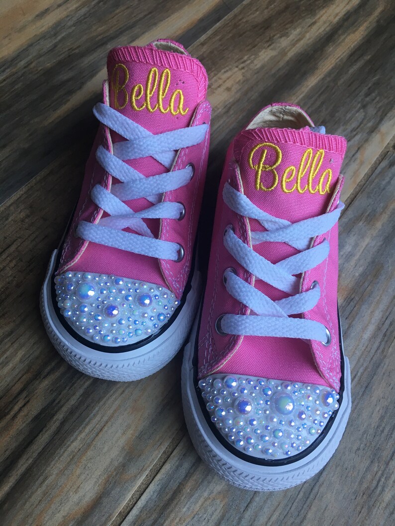 Flower Girl Shoes PEARL Encrusted Ring Bearer Shoes Toddler Etsy