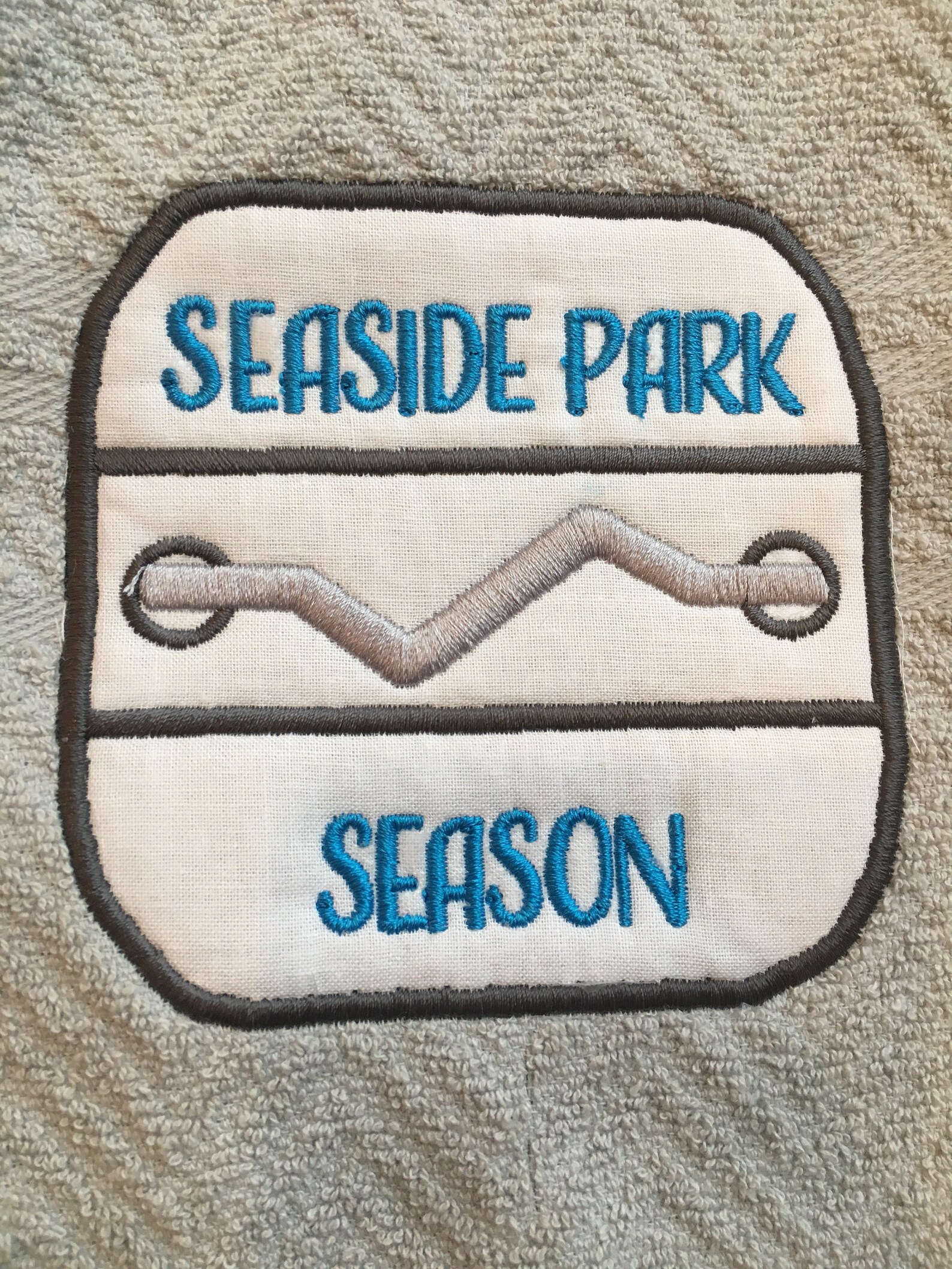 Embroidered Kitchen Towels Beach House Beach Decor Beach Etsy