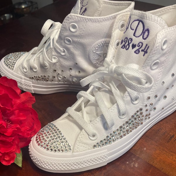 Bling Wedding Shoes Etsy