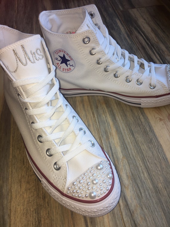 Blinged out wedding best sale sneakers